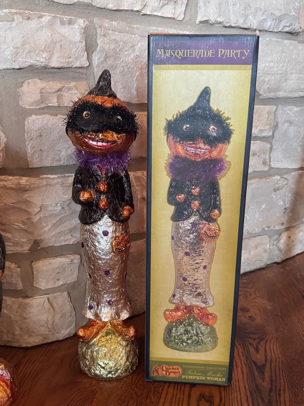 Vintage Masquerade Party Collection Pumpkin Woman
